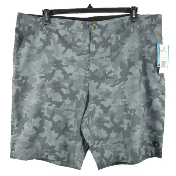 Free Country Hydro Flex 4-Way Stretch Swim Board Shorts Camouflage Men's SZ 42 - Picture 1 of 8